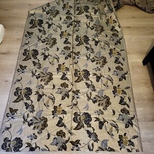 Vlisco Fabric Birds Olive Branch Double Sided Flat Or Metallic 258x46